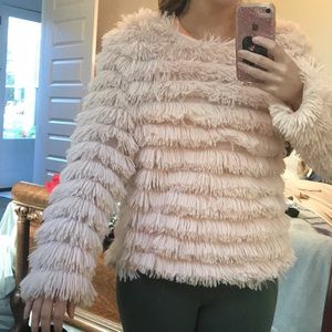 Pink sweater size small